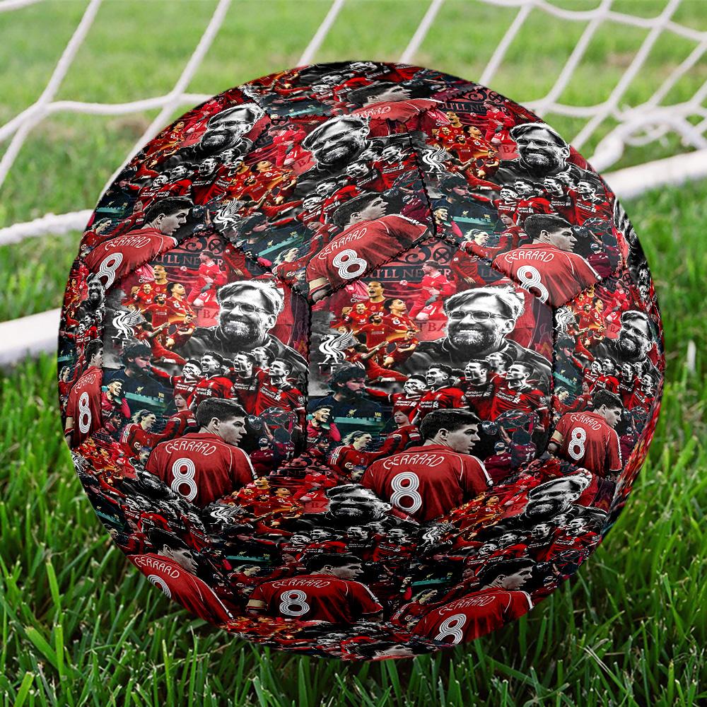 Футбольный мяч Liverpool F.C. Размер 5, Стандартный мяч для матчей, спортивных игр и тренировок команды, Идеальный подарок для фанатов футбола