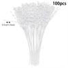 100pcs Artificial Pearls Pearl Sticks 3mm Bead DIY Accessories Decor String Pearls  Wedding Party