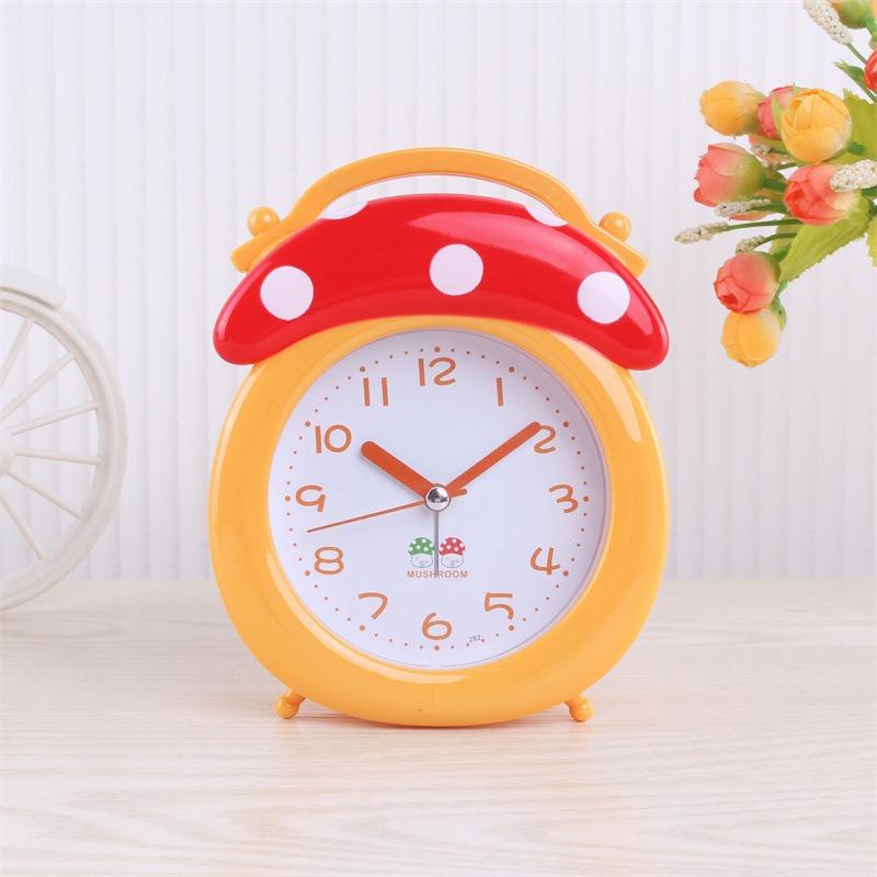 Creative Portable Alarm Clock Student Dormitory Wake Up Clock Super Sound Children's Bedroom Clock Ornament Desktop