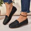 Fall Flat Shoes Women's Slip-on Women's Moccasin Shoes Genuine Leather Loafers Women's Flat Shoes Plus Size Zapatos De Mujer