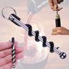 Bottle Opener Outdoor Mini Cork Screw Red Wine Bottle Opener Keyring Tool Multi-functional Camping Survival Equipment Tool