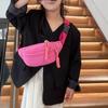 Children's Breast Bag New Solid Color Simple Shoulder Messenger Bag Trendy Versatile Casual Fanny Pack