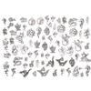70Pcs/Set Dragon Pattern Bracelet Hand-Made Accessories Kit  Pendants Accessories