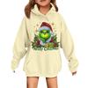 Children's Fashionable Casual Long-sleeved Loose Christmas Print Pullover Hooded Sweatshirt