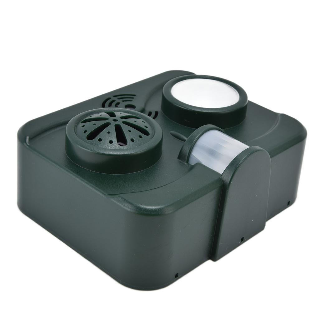 Ультразвуковой отпугиватель животных водонепроницаемый солнечный отпугиватель птиц мигающий свет для сада 3.7 В