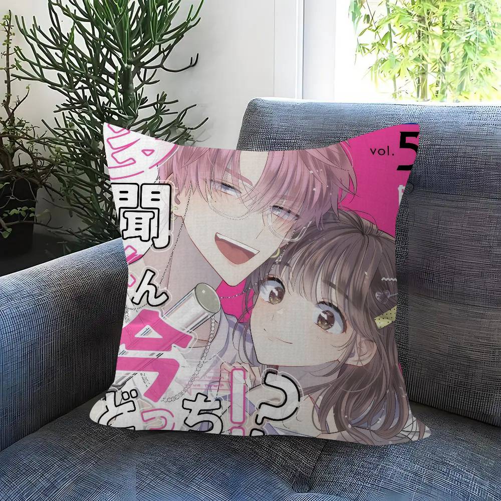 Cartoon Anime TTamons BSide Manga Cushion Cover Pillowcase Upholstery Sofa Throw Pillow Home Decor Pillowcas