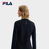 Fila Изумрудный Модный Простой Классический Удобный Лонгслив Женские топы F11W544203FNV