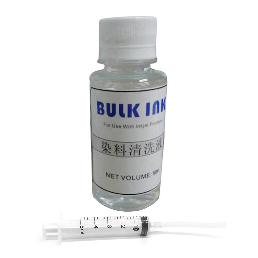 Talos 100ml Cleaning Fluid Dye Cleaner for Epson for Canon for Brother Inkjet Printer