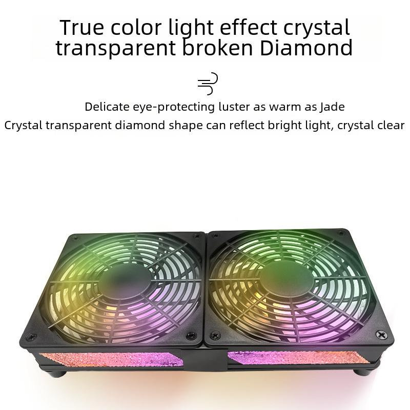 Бесшумный USB 5 В 12 см осевой вентилятор охлаждения для радиаторов, маршрутизаторов, корпусов и телевизионных приставок