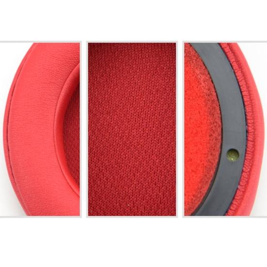 1 Pair Ear Pads Soft Faux Leather Headphone Ear Cushion Replacement Headset Accessory for Beats-Studio 2.0/3.0