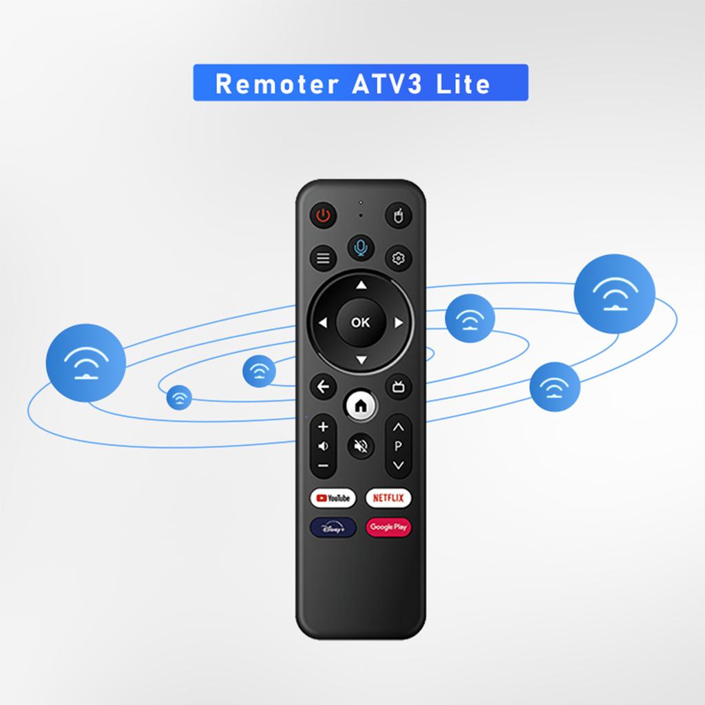 BOXPUT TV Stick Remote ATV3 Lite Bluetooth Voice Remote Controller Replacement for IATV Q3 Q5 PLUS Q10 Lemon Mini 4K TV Box 5