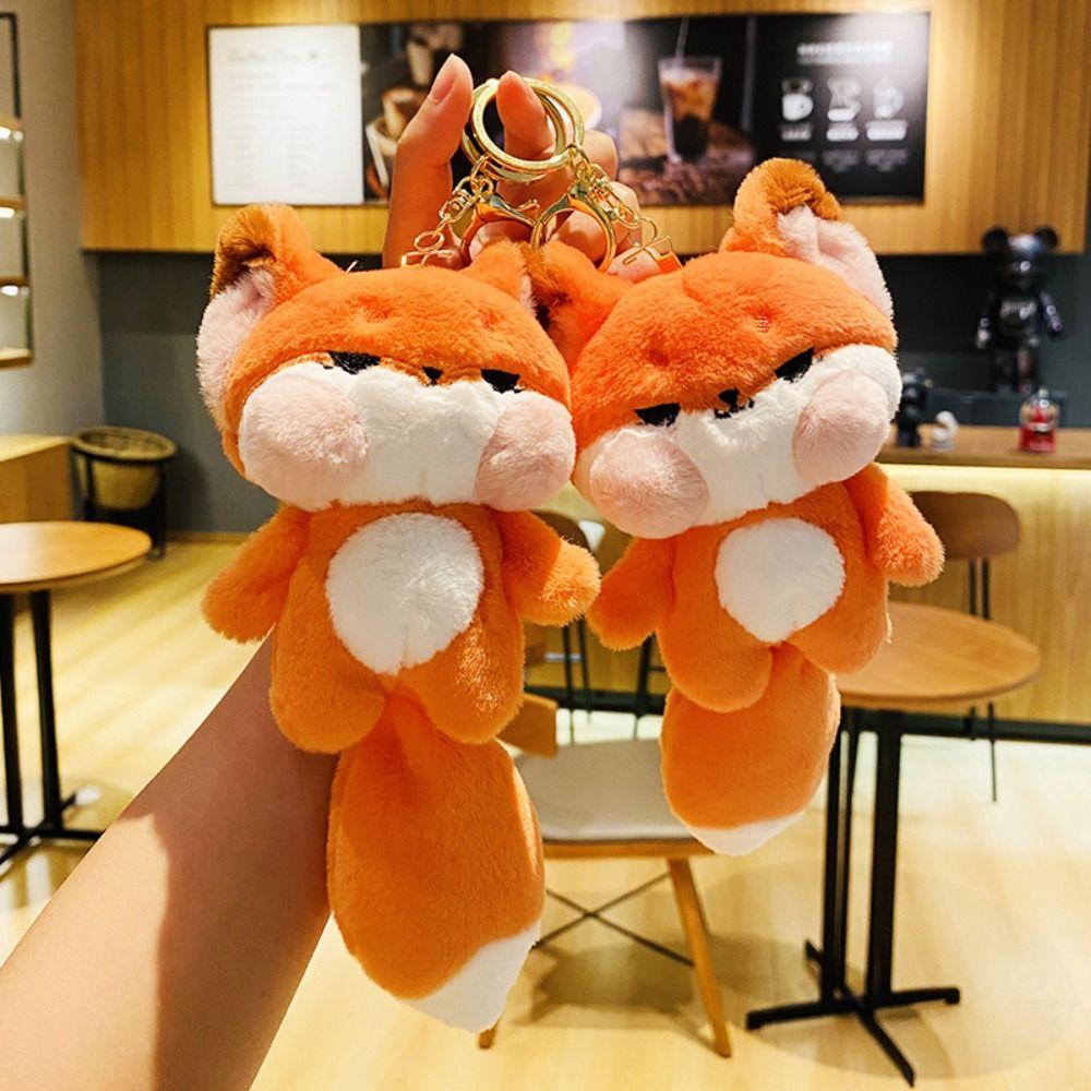 Плюшевый милый рот зуб плюшевый брелок мягкий мультяшный большой хвост кукла кулон плюшевые игрушки украшения