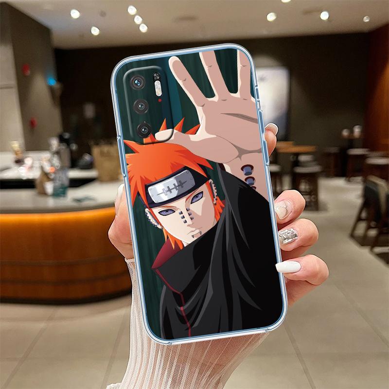 UP41 Pain Akatsuki NARUTO Transparent Phone Case for Motorola Moto Edge 20 30 40 50 S30 Fusion Ultra Pro Neo Lite + G200 G23