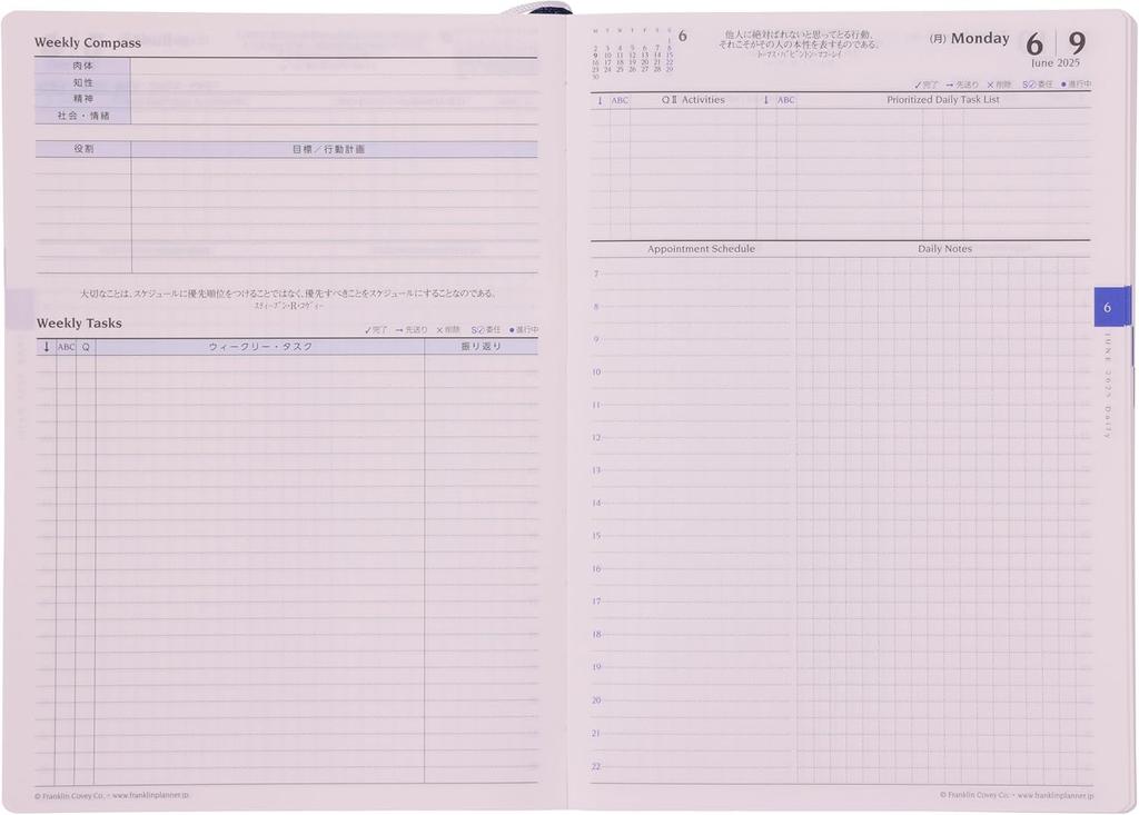 Органайзер Franklin Planner, 1 страница в день, ПВХ, начало с апреля 2025 года, B6, бордовый, 86491