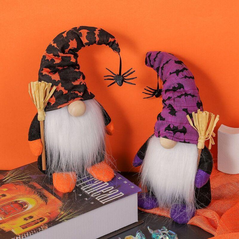 Plush Halloween Gonks Gnome Witch Spider Rudolph Doll For Festive Home Decor