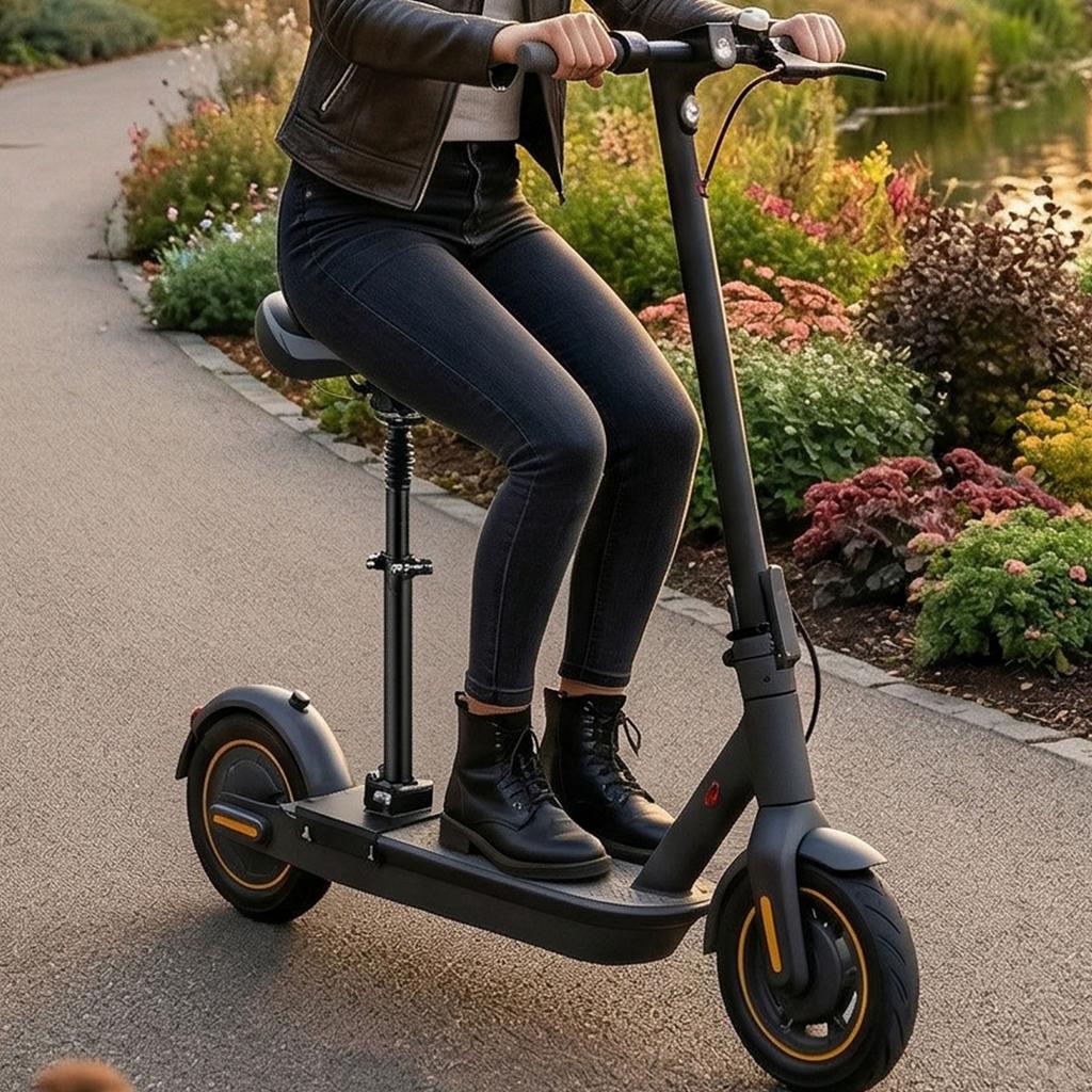 Сиденье Седло Подходит для Электросамоката MAX G30 Регулируемая Высота Двойная Амортизация Крепление Сиденья Электросамоката Запасные Аксессуары