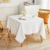 Cotton and Linen Tablecloth Small Round Table Light Luxury High-end Long Table Japanese Coffee Table Cloth French Dormitory Tablecloth