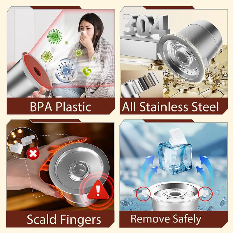 Многоразовые кофейные капсулы K-Cup для Keurig 1.0: Многоразовые K-чашки из нержавеющей стали, многоразовые кофейные фильтры для кофемашины Keurig