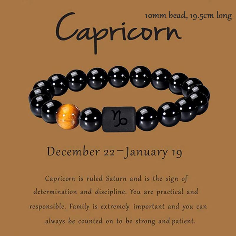 12 браслетов созвездий Homme, браслеты со знаками зодиака, креативный эластичный браслет из бисера для женщин и мужчин, ювелирные изделия для пар, подарки