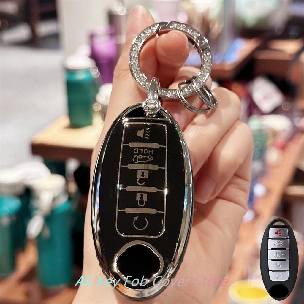 Чехол для брелока Брелок-шнурок для Nissan Altima Maxima Murano Rogue Sentra 370z Pathfinder Smart Control Защита ключа