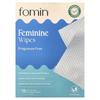Fomin, Feminine Wipes, Fragrance-free, 15 Individually Wrapped Wipes