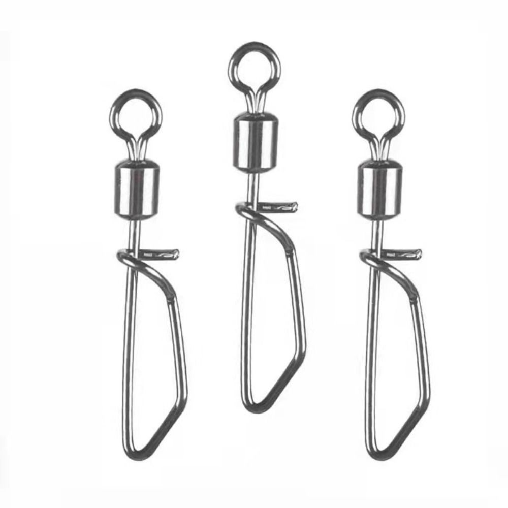 Tackle Fishing Swivels Snap Fishing Connector Tackles Fishing Rolling Swivels Snap T-Shaped Swivel