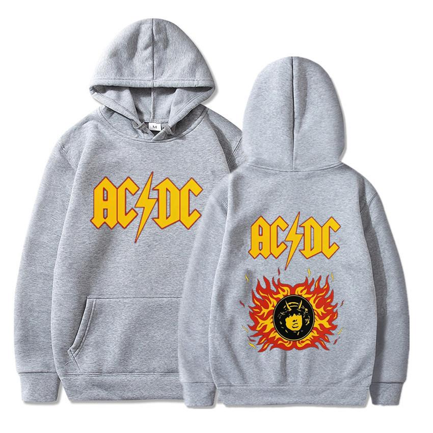 2024 Осень-зима ac pwdup live dc print Hoodie Manner Pullover Sweatshirt Retro Fashion Oversize Hoodies Punk Streetwear