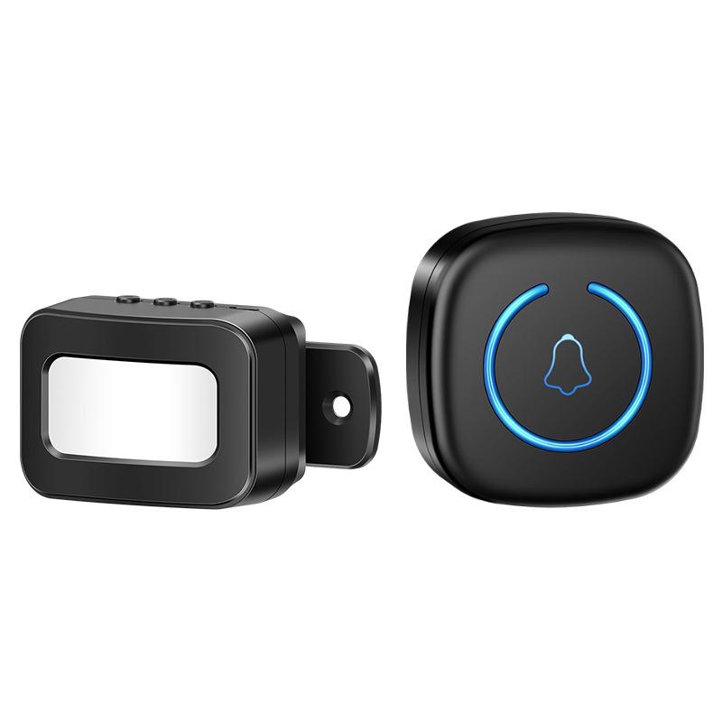 Wireless Doorbell with Anti-theft Infrared Sensor and Welcome Alert Sound
