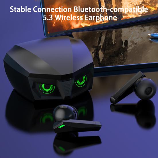 Игровая гарнитура P50 Двухрежимная Без задержек Внутриканальные Сенсорное управление Совместимость с Bluetooth 5.3 Чувствительные наушники Спортивный аксессуар