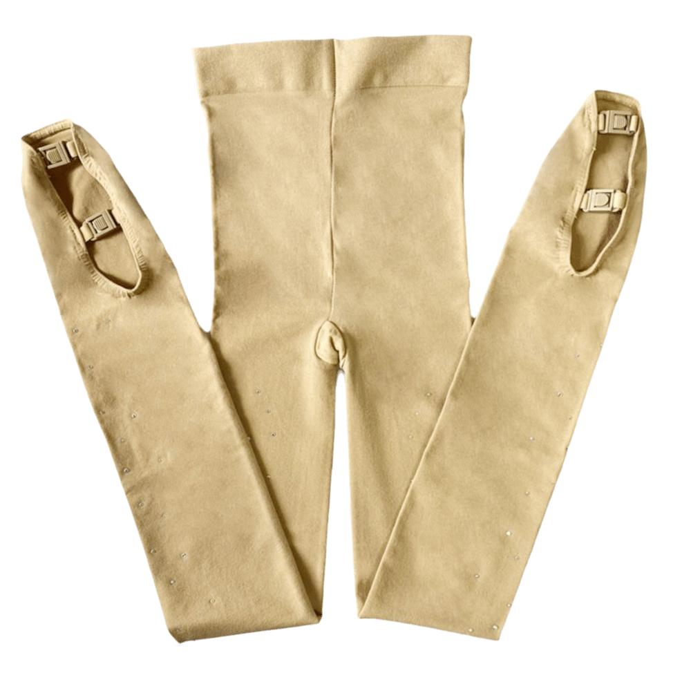 Polyamide Fiber Figure Skating Pantyhose Thicken Ice Skating Pants Gymnastics Leotard Gymnastics