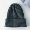 New Candy Colors Women Knitted Hat Warm Soft Trendy Hat Kpop Style Wool Beanie Elegant All-match Hat