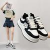Spring White Shoes New Korean Style Ins Women's Platform Height Increasing Sports Board Shoes Fashionable Casual Shoes 77602