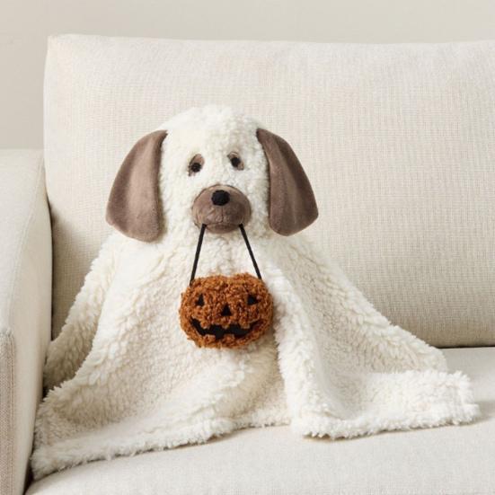 Плюшевая игрушка Призрак на Хэллоуин Мягкая 3D подушка-призрак с тыквой/летучей мышью для детей и взрослых Подарки для вечеринки на Хэллоуин