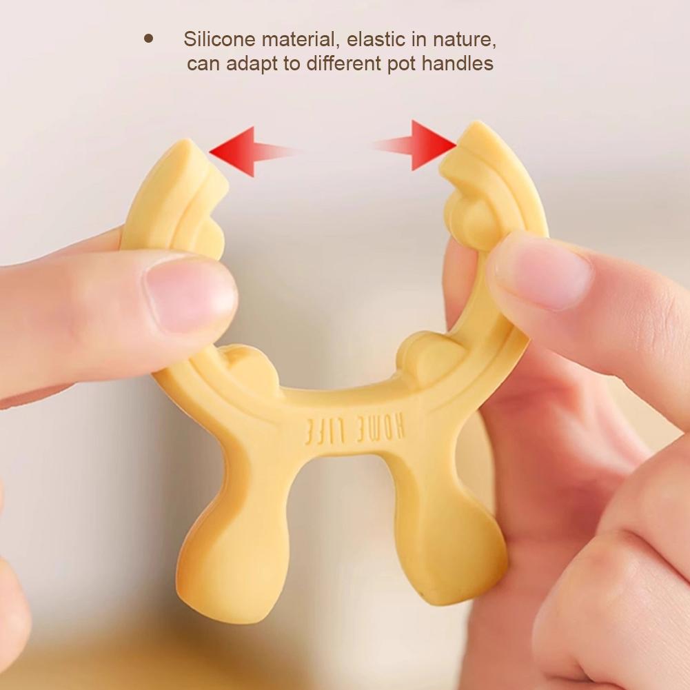 Силиконовая подставка для лопаток в виде оленьих ушей, домашняя кухонная плита, защита от перелива, суповая ложка, кухонная утварь, размещение, защитная подставка для лопаток, мобильная стойка для хранения