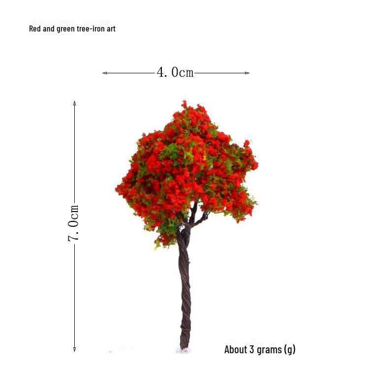 3D-имитация розового цветочного дерева — креативное искусственное дерево для самостоятельного ландшафтного дизайна и микросадоводства с небольшими кукольными украшениями.