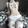 Sexy Underwear Playful Cute Cow Maid Uniform Tempting Cute Sexy Suit
