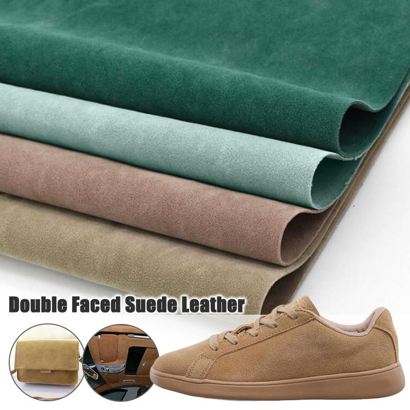 50*137 см двухсторонняя замшевая бархатная кожа 1,3 мм искусственная кожа ткань для самостоятельного изготовления крыши автомобиля дивана обуви мебель обивочный материал