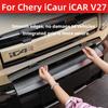 Для Chery iCaur iCAR V27 Интегрированная противомоскитная сетка Решетка Защита воздухозаборника Камнестойкая Защита Внешний Мод Автоаксессуары