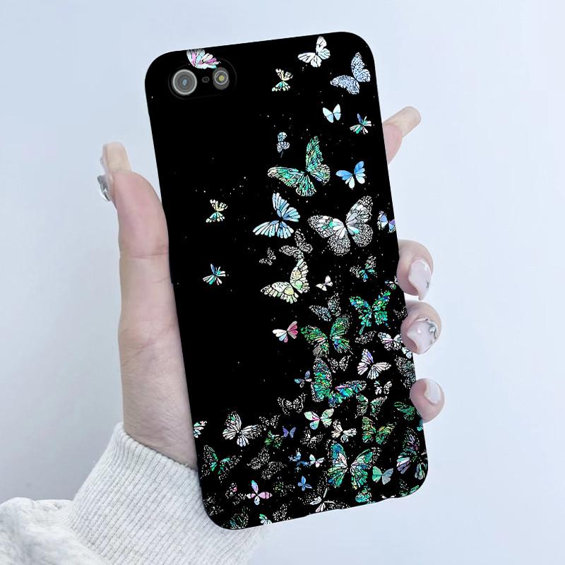 Для iPhone 5s 5 se 2016 Чехол для телефона Дизайн 'Девочка с цветами' Мягкий силикон ТПУ Задняя крышка для iPhone se 2016 5 S iPhone5s 4.0" Чехлы