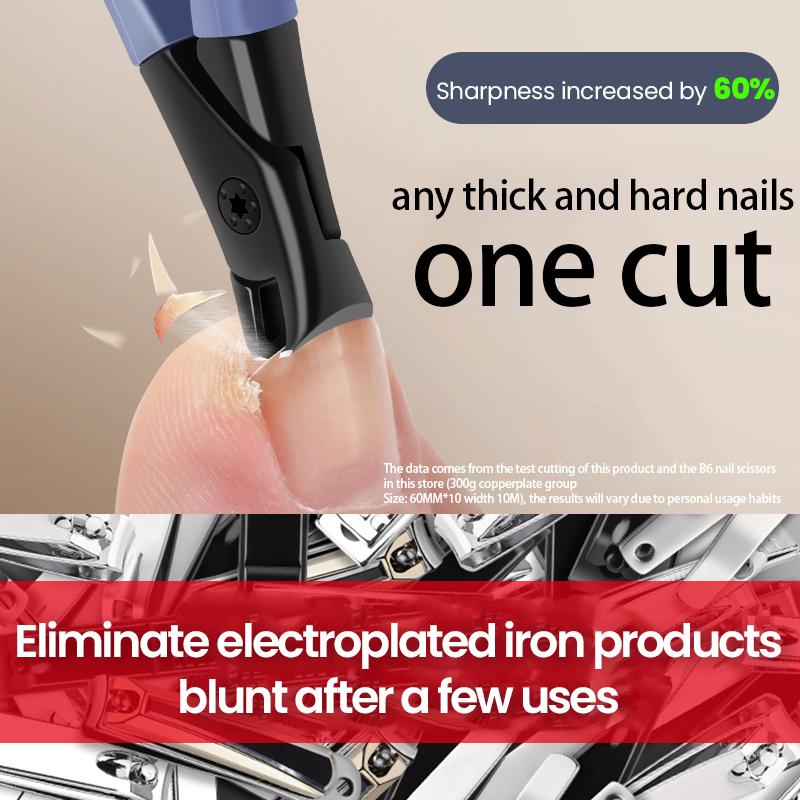 Новые кусачки для ногтей с защитой от брызг, толстые твердые кусачки для ногтей, специальные кусачки для ногтей, кусачки для одиночных ногтей, большие размеры, бытовые кусачки для ногтей