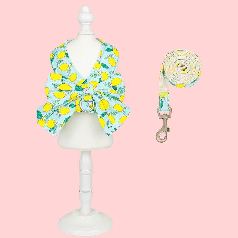 Товары для животных Поводок для собак Летняя тонкая юбка для маленьких собак Шлейка для кошек