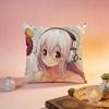 Popular SSUPER SONICOed Cushion Cover Premium SkinFriendly Pillow Case MultiPurpose for Home Office Travel