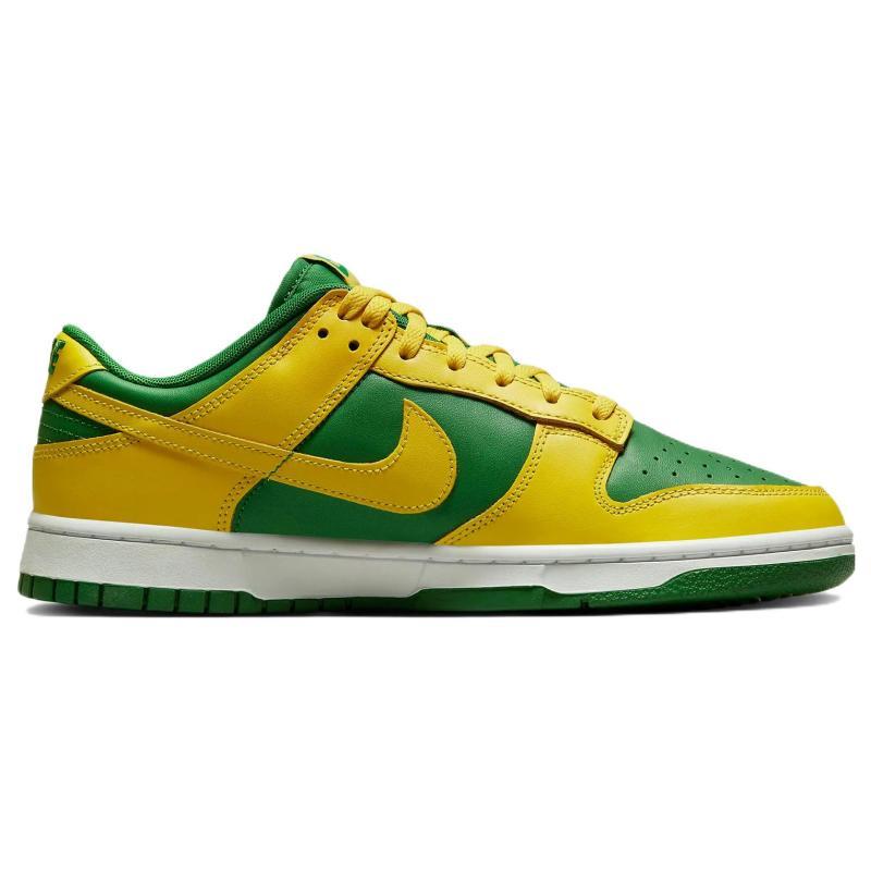 Nike Dunk Low Retro Reverse Brazil Skate Shoes Sneakers DV0833-300