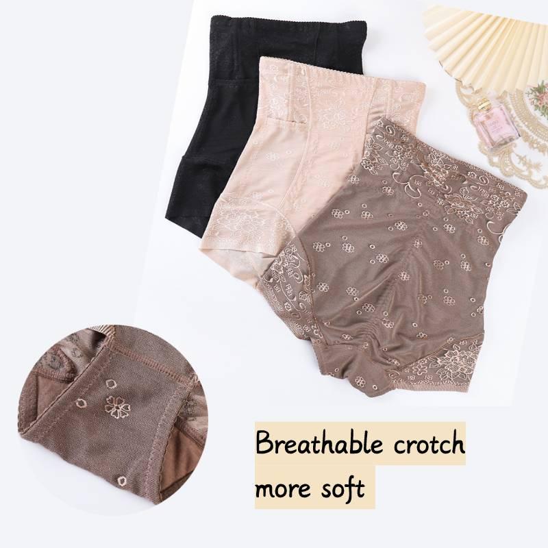 Корректирующие трусы с высокой талией, бесшовные, для послеродового контроля фигуры