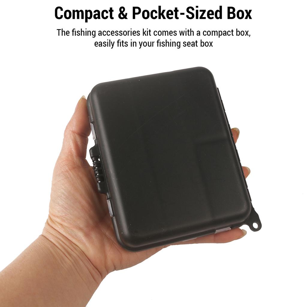 158Pcs Fishing Swivels Kit High-Strength Fishing Tackle Box with Barrel Swivels Ball Bearing