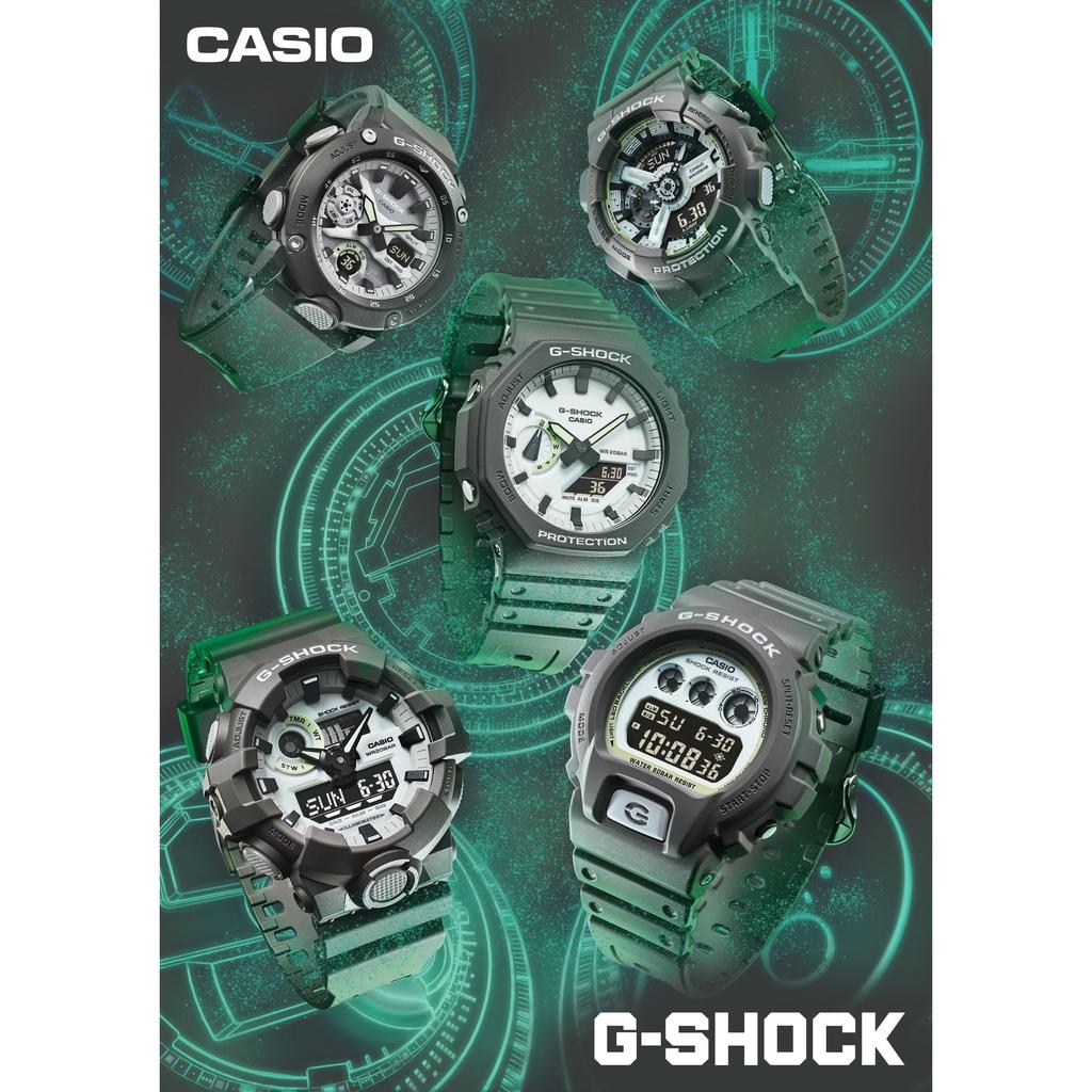 Casio Мужские часы G-Shock серии HIDDEN GLOW DW-6900HD-8JF серые [модель для Японии]