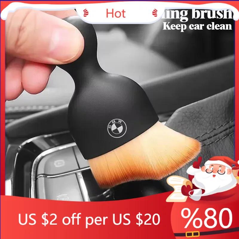 MAKKG1 New 2025 Car Air Conditioner Outlet Dashboard Cleaning Brush Auto Interior Dust Brush for BMW M1 M2 M3 M4 M5 M6 M7 E34 E36 E61 E