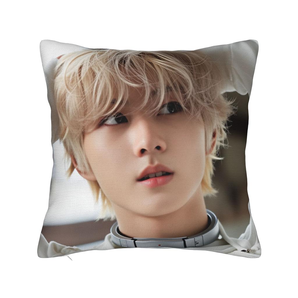 Pillow Case Kpop Style Boy Wonnie Soft Pillow Cover For Living Room Sofa Cute Funny Pillowcases