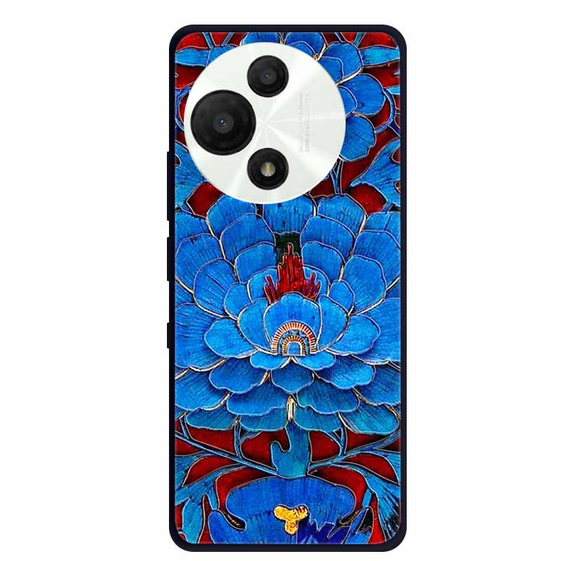 Для чехлов TCL 60 SE Nxtpaper 5G 3D рельефный цветок тиснение мягкий силикон для TCL 60 SE Nxtpaper задняя крышка тиснение черный Coque T521K