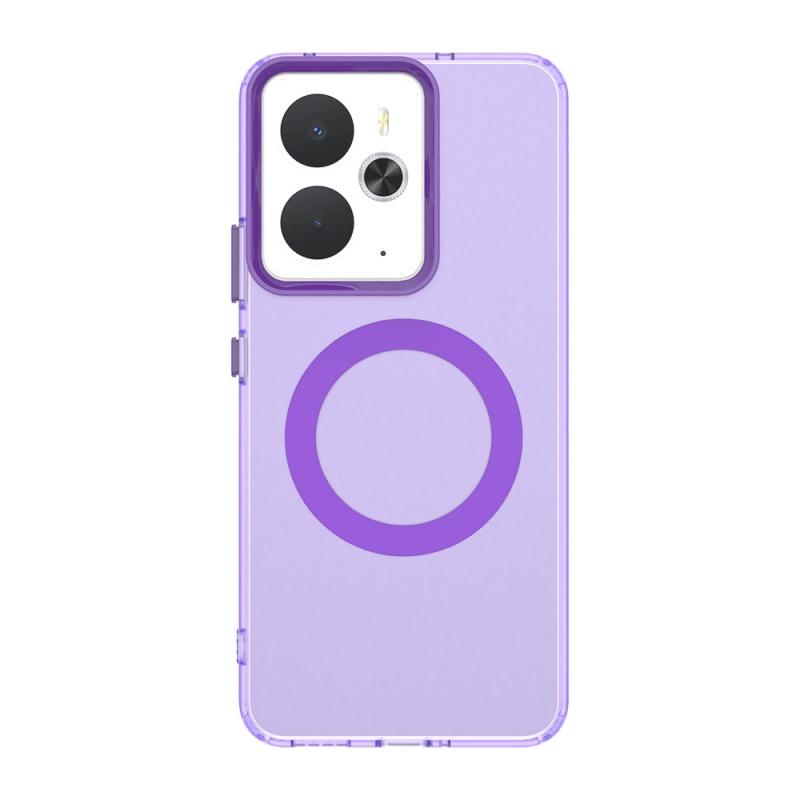 Для Realme 14 5G Чехол Крышка Realme 14 5G Capas Прозрачная Беспроводная Зарядка Кольцевой Магнитный Матовый Прозрачный Fundas OPPO Realme 14